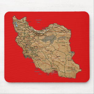 Mapa Mousepad de Irã
