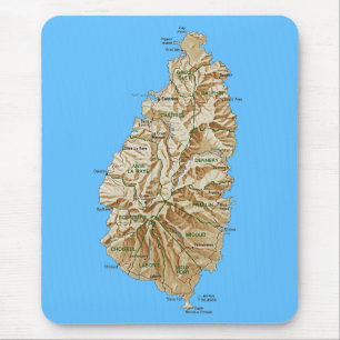 Mapa Mousepad de Lucia de santo