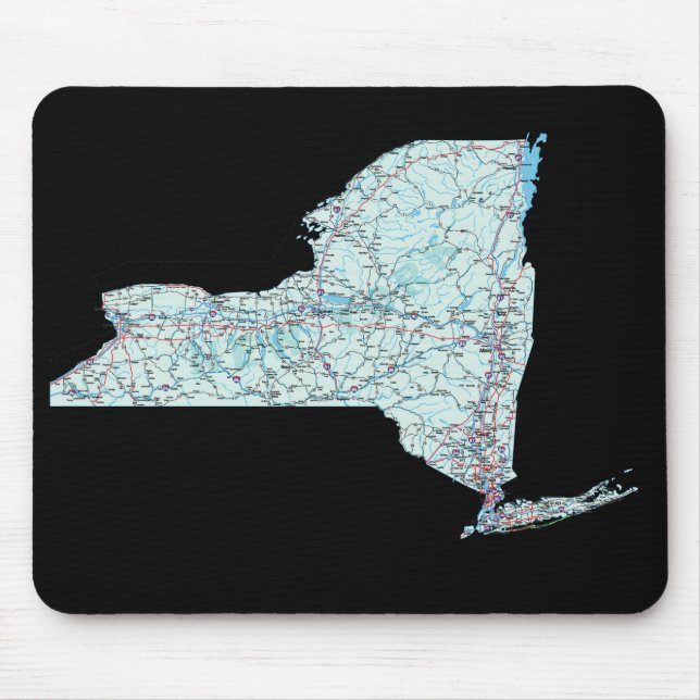 Mapa Mousepad de New York (Frente)