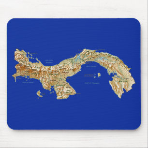 Mapa Mousepad de Panamá