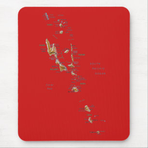Mapa Mousepad de Vanuatu