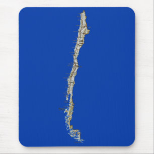 Mapa Mousepad do Chile