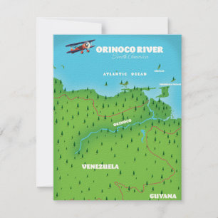 Mapa Sul-Americano do Rio Orinoco