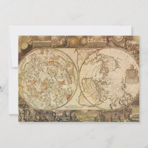 Mapa Vintage Celestial Planisphere por Joseph Moxo