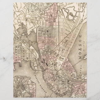 Mapa Vintage de Boston (1880)