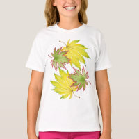 Mapeamento japonês em uma camiseta