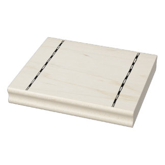 Mapear bordas laterais Carimbo Grande de Borracha