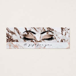 Maquiagem de Lash de Cobre Rosa de Certificado de 