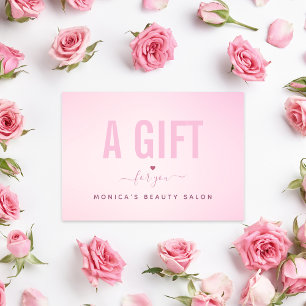 Maquiagem de Salão de Bela Gradiente Rosa Minimali