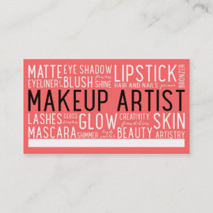 Maquilhador coral: Cartão de visita