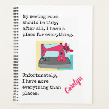 Máquina de costura, humor, seu planejador de nome