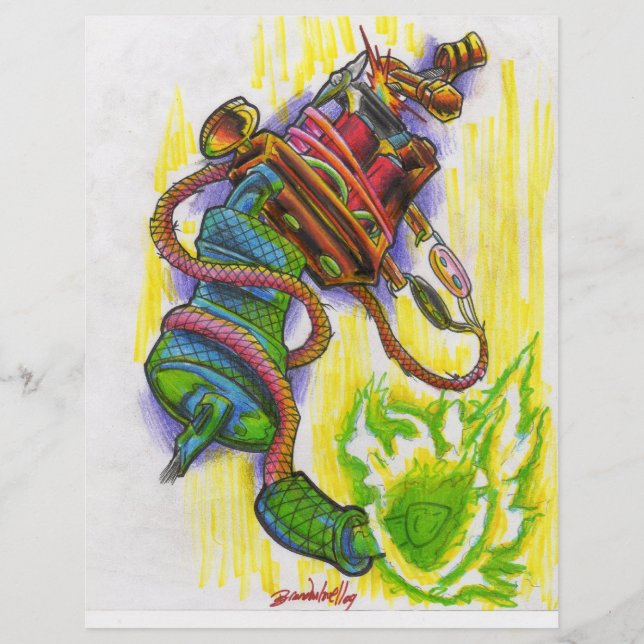 Máquina de tatuagem (Frente)