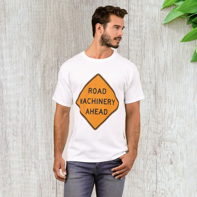 Máquinas Rodoviárias À Frente Mens T-Shirt (Criador carregado)