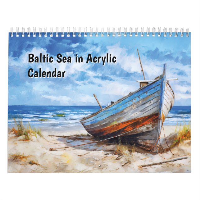 Mar Báltico em Acrílico – Calendário (Capa)