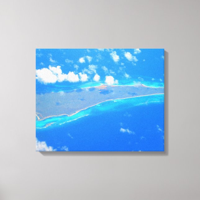 MAR CARRIBEAN Nº 1 NA CANVAS 20 "x 16" (Frente)
