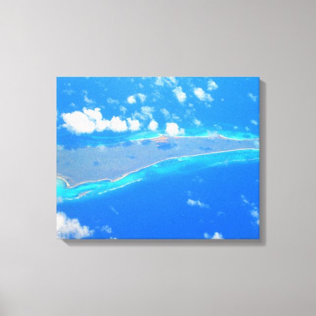 MAR CARRIBEAN Nº 1 NA CANVAS 20 "x 16" (Frente)