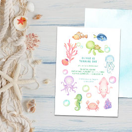 Mar Convite de aniversário mundial