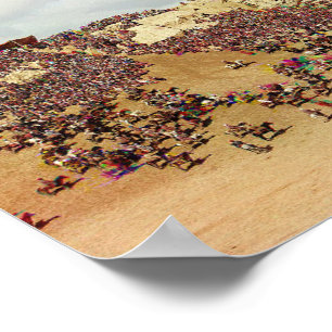 Mar de Camelos - Poster de Fotografia Colorido 191