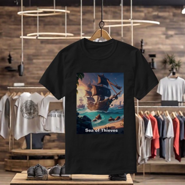 Mar de Ladrões Jogos T-Shirt (Criador carregado)