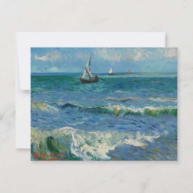 Mar em Les Saintes Maries de la Mer | Van Gogh (Frente)