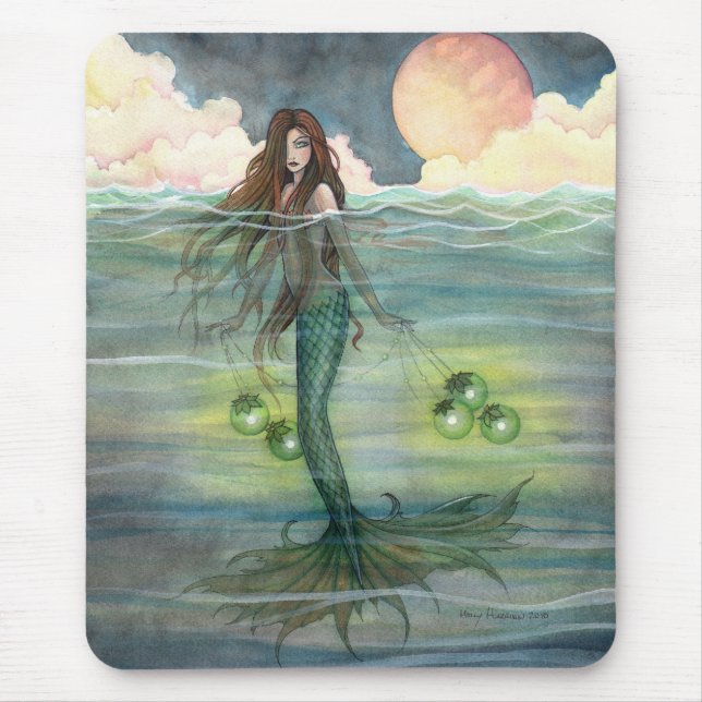 "Mar Iluminado" Mermaid Mousepad (Frente)