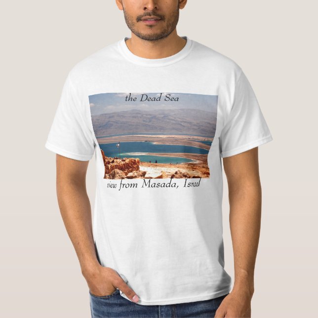 Mar Morto, vista do t-shirt de Masada (Frente)