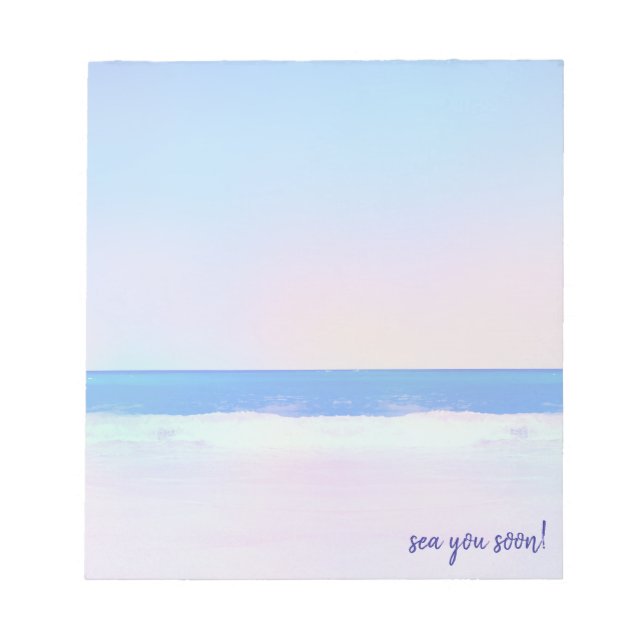 mar você em breve - bloco de notas (Frente)