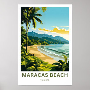 Maracas Beach Trinidad Viagem Impressão