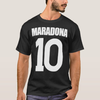 MARADONA 10 Back Print Classic T-Shirt