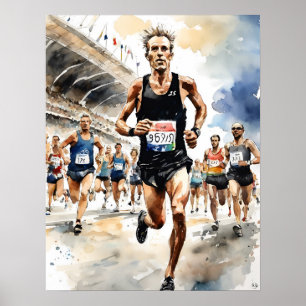 Marathon Man Art Impressão