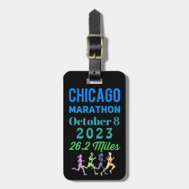 Maratona de Chicago 2023 Etiquetas de Bagagem