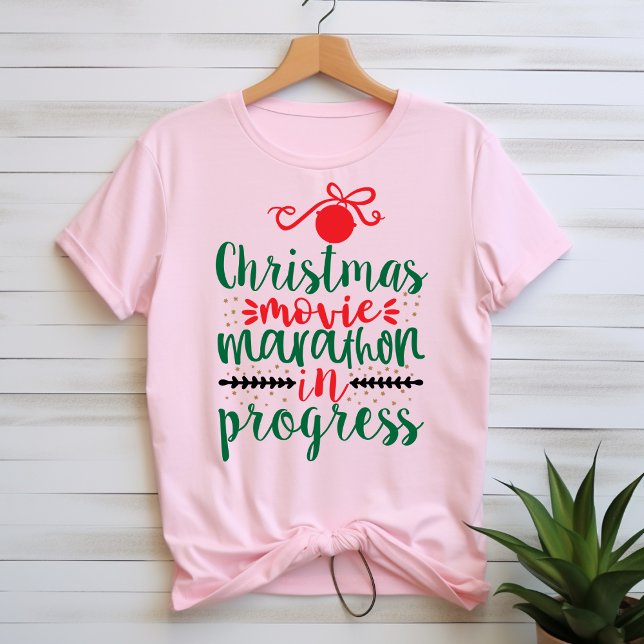 Maratona de natal em progresso em T-Shirt (Criador carregado)