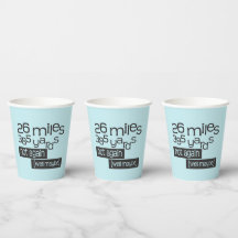 Maratona Funny Runner Taça de Papel de 26 milhas e