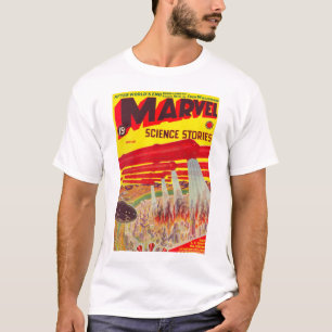 Maravilha ciência histórias t-shirt da polpa do