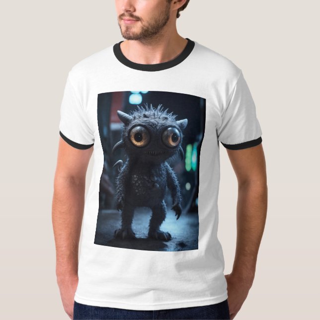 Maravilha Monstruosa: Camisa Design de Monstro Cri (Frente)