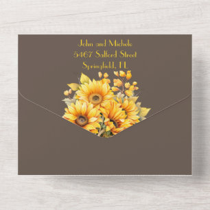 Maravilha russa, casamento amarelo e marrom