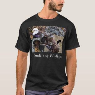 Maravilhas da camisa dos animais selvagens