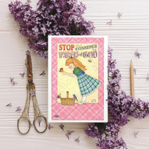 Maravilhas de Deus Cartão Postal Inspirador