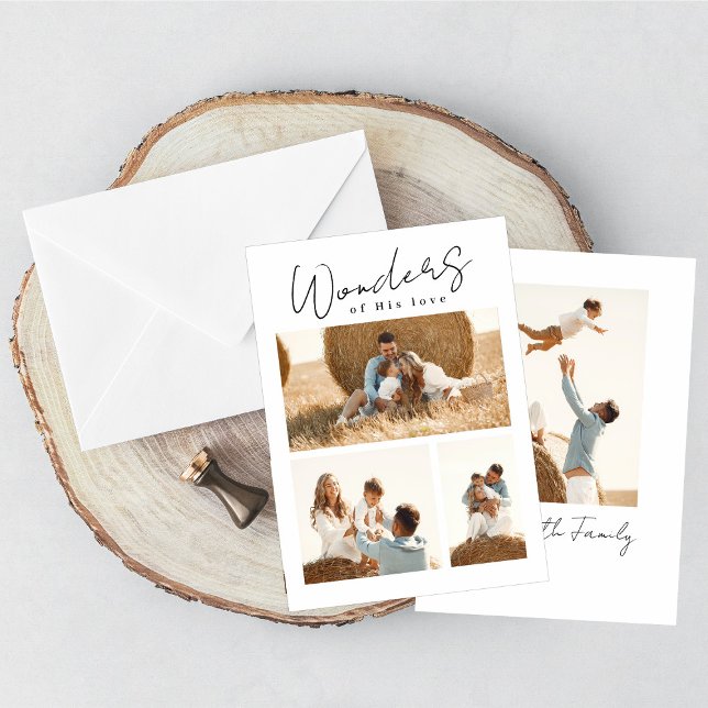 Maravilhas de seu Cartão com fotos duplo de amor (Criador carregado)