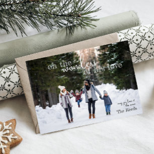 Maravilhas de seu cartão de Natal de amor