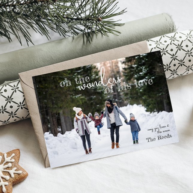 Maravilhas de seu cartão de Natal de amor (Criador carregado)