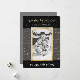 Maravilhas de seu cartão de Natal de amor