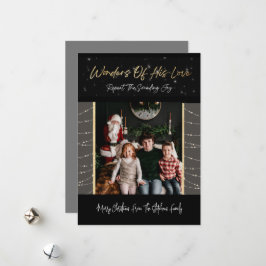 Maravilhas de seu cartão de Natal de amor