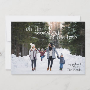 Maravilhas de Seu Cartão de Natal de Amor Quatro F