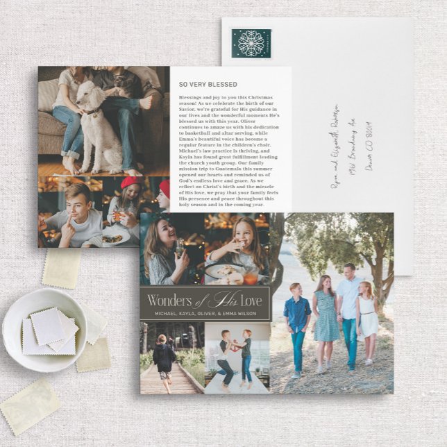 Maravilhas do Cartão de Natal Multifotográfico de  (Criador carregado)