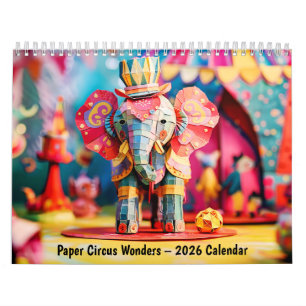 Maravilhas do Circo de Papel – Calendário 2026