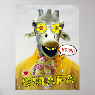 Maravilhosa Poster Girafa/Girafa!
