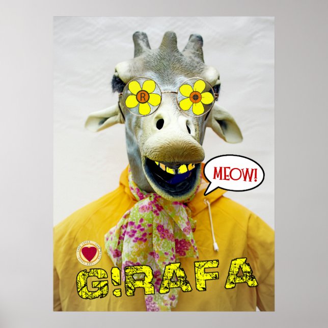 Maravilhosa Poster Girafa/Girafa! (Frente)
