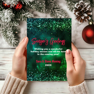 Marble art verde-bonito Natal Ano Novo