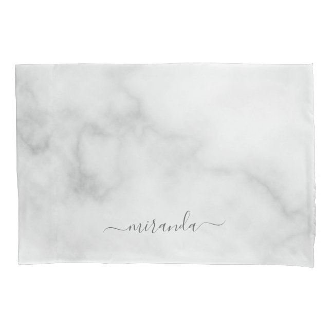 Marble Branco de Nome Personalizado de Script Mode (Frente)